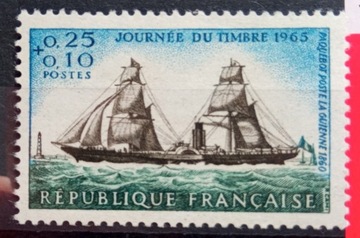 Znaczki**Francja 1965r Mi 1505 Żaglowce