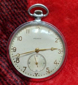Radziecki zegarek kieszonkowy ISKRA