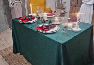 Wigilijna dekoracja stołu 