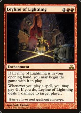 Leyline of Lightning guildpact [R] first print