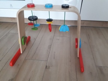 IKEA pałąk stojak z zabawkami LEKA 