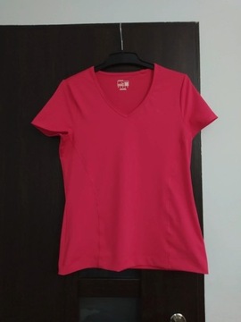 Różowy t-shirt sportowy Puma L