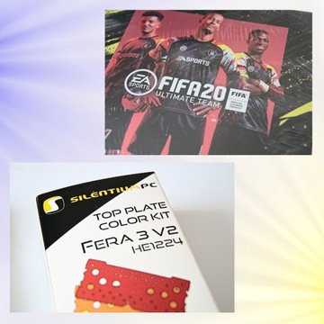 Nakładki Silentium PC Fera + FIFA 20  steelbook ul