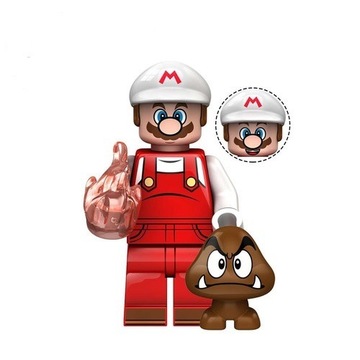 Mario Fire Mario Figurka Kompatybilna z LEGO