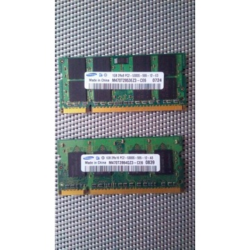 Pamięć RAM DDR2 SAMSUNG 2x 1GB PC2-5300S 555