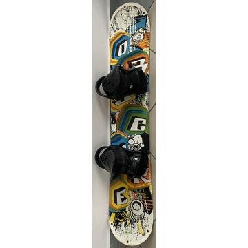 Deska snowboardowa Block 130 + wiązania 