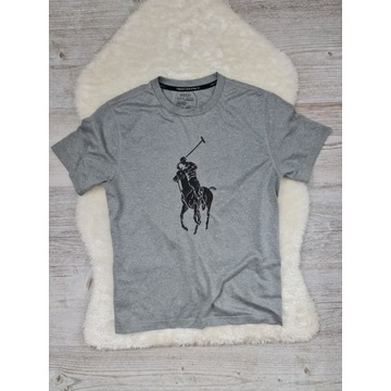 Koszulka Polo Ralph Lauren Rozmiar 134 - 140 Szara