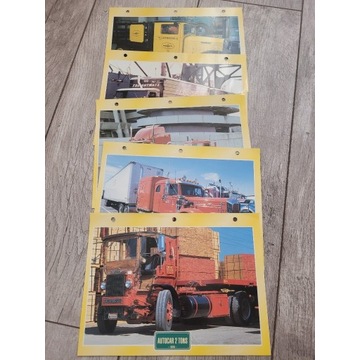 Super ciężarówki seria żółta - 5 kart