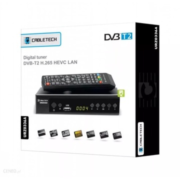DEKODER TUNER HD DVB-T2 H.265 HEVC 