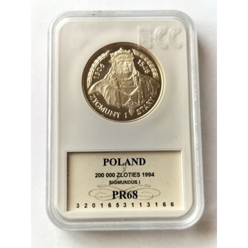 Polska 200 000 złotych, 1994 r srebro