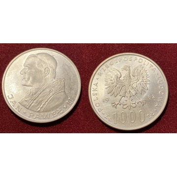 Moneta  Jan Paweł II 1982