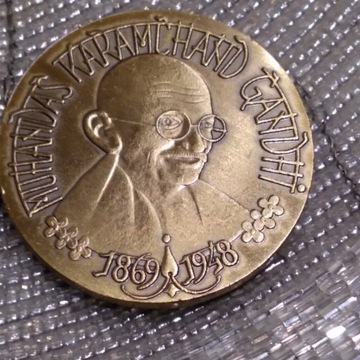 M Ghandi medal 1869-1948 Niemcy