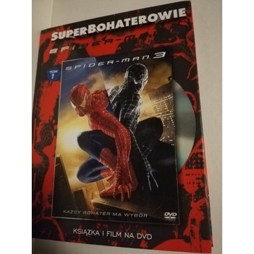 Spiderman 3 film DVD wydanie z książką