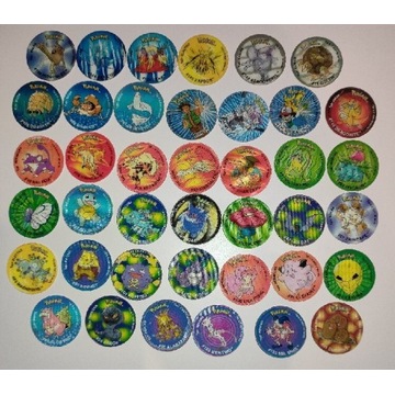 Pokemon tazo 3d set 2 komplet kolekcja 