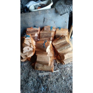 Drewno dębowe okorowane wedzarnia 27kg