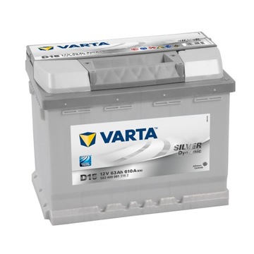 Akumulator Varta Silver D15 12V 63Ah 610A