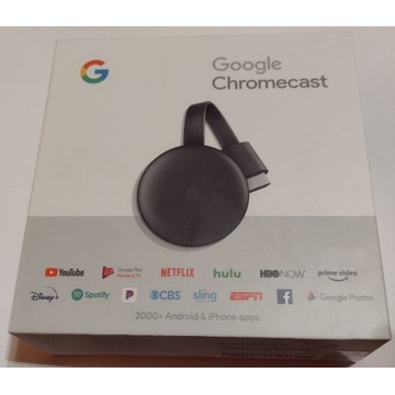 Nowy Google Chromecast 3 