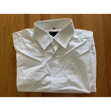 Biała koszula na mankiety Wólczanka rozmiar 38