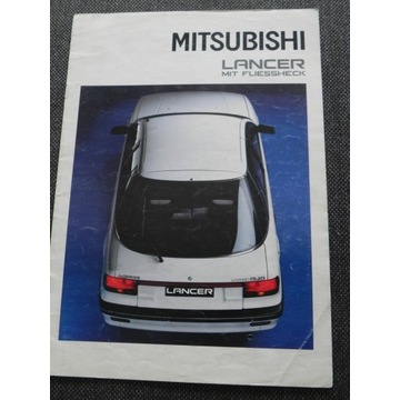 Prospekt Mitsubishi Lancer 1989 