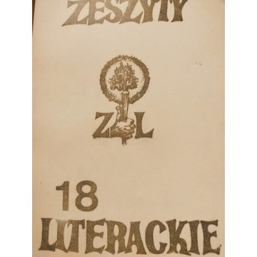  SOLIDARNOŚĆ Zeszyty Literackie nr 18/1987 bibuła