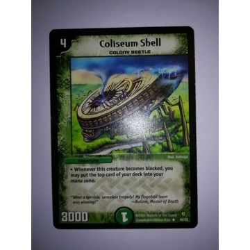 Coliseum Shell karty Duel Masters natura
