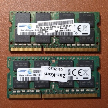 Pamięć Samsung DDR3 SODIMM 16GB (2x 8GB)