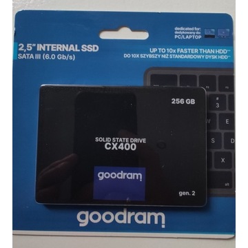 Dysk SSD Goodram 256 - gwarancja 
