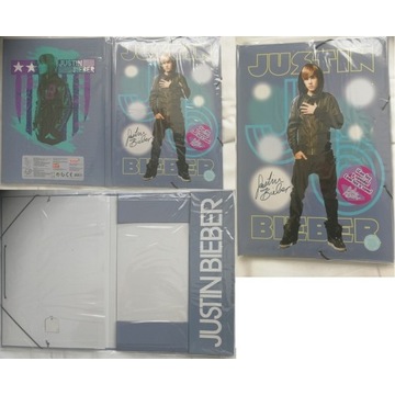 Justin Bieber teczka A4 grająca piosenkę baby cd !