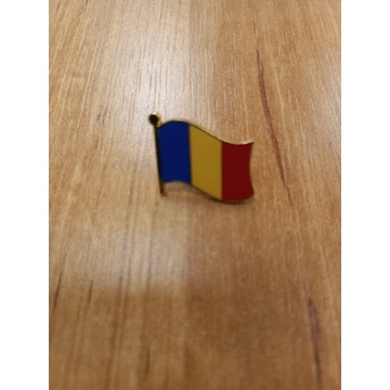Blacha wpinka Rumunia Flaga