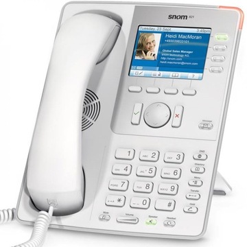 Telefon VoIP Snom 821 12xSIP POE BLF Wi-Fi NOWY!