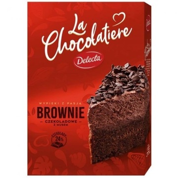 La Chocolatiere Brownie czekoladowe z musem