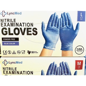 Rękawiczki nitrylowe Rękawice medyczne M L