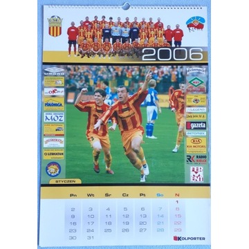 Korona Kielce kalendarz 2006