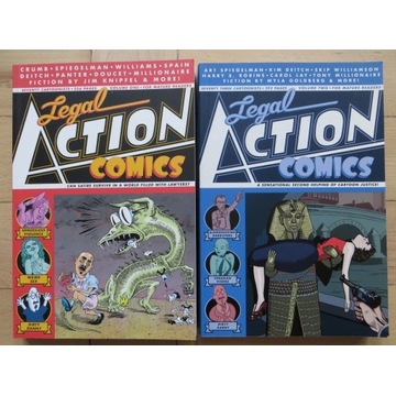 Legal Action Comics 1-2 Crumb Spiegelman Panter