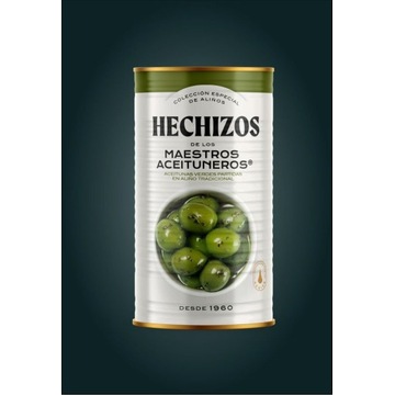 Hiszpańskie Oliwki zielone z pestką w ziołach 370g