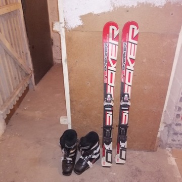 Narty 110 i buty narciarskie juniorskie
