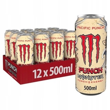 MONSTER ENERGY PACIFIC PUNCH  12x500ML 