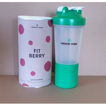 NATURAL MOJO FIT SHAKE-Zestaw Fit Berry + shaker