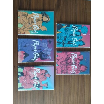 Komiksy Paper Girls 5 tomów język angielski 