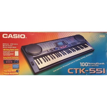 Keyboard Casio CTK-551 do nauki + stojak statyw