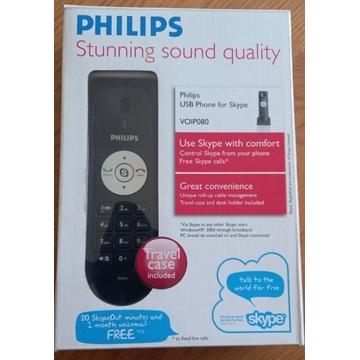 telefon USB,  Philips VOIP080 (skype)