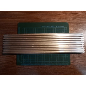 Radiator aluminiowy 340x90x12 mm profil