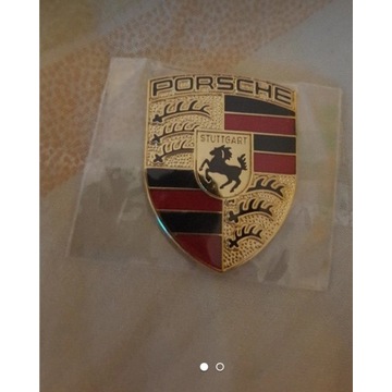 Porsche znaczek logo emblemat przyklejany