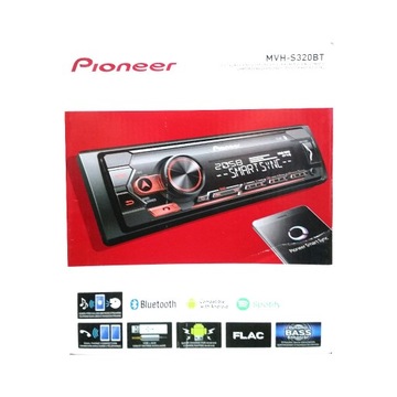PIONEER MVH-S320BT Radio samochodowe BLUETOOTH USB