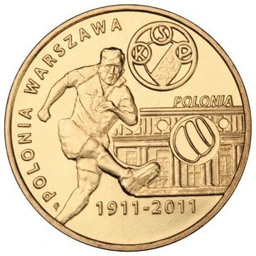 Sprzedam monetę 2 zł z 2011 r. Polonia Warszawa