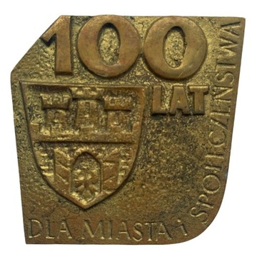 PRL: Medal 100 Lat Straży Pożarnej Kraków 1973 rok