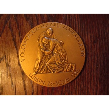 Jan Paweł II V Kongres Maryjny medal brąz