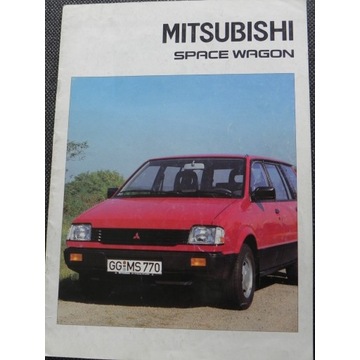 Prospekt Mitsubishi space wagon 1990