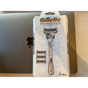 Oryginalny zestaw Gillette Skinguard + 4 wklady