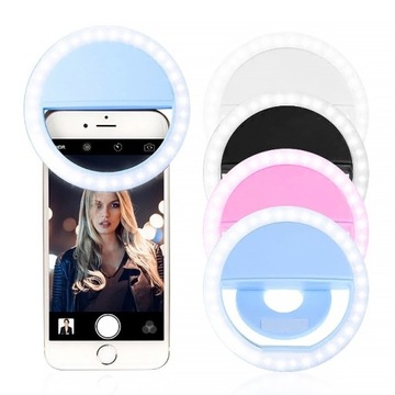Lampa selfie pierścieniowa do telefonu usb led